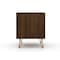 Manhattan Comfort Rockefeller 2.0 Nightstand, Brown 102GMC5 - alternate 2